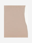 Top con maglia blumarine con logo dell'effetto cast