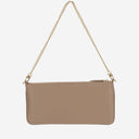 Pinko Leather Clutch Bag With Logo