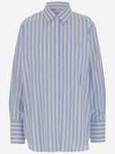 Aspesi Cotton Shirt With Striped Pattern