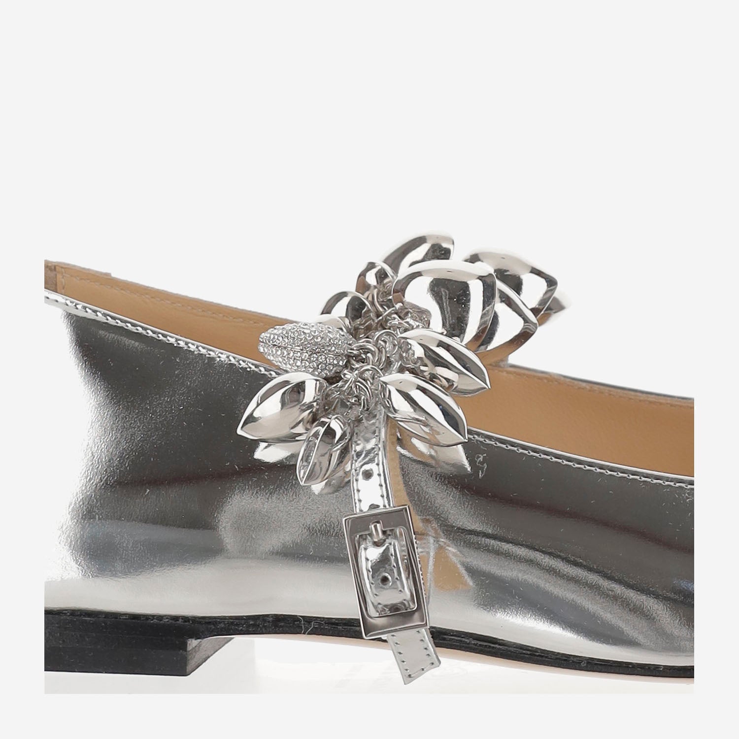 Mach & Mach Low Shoe With Metallic Decoration
