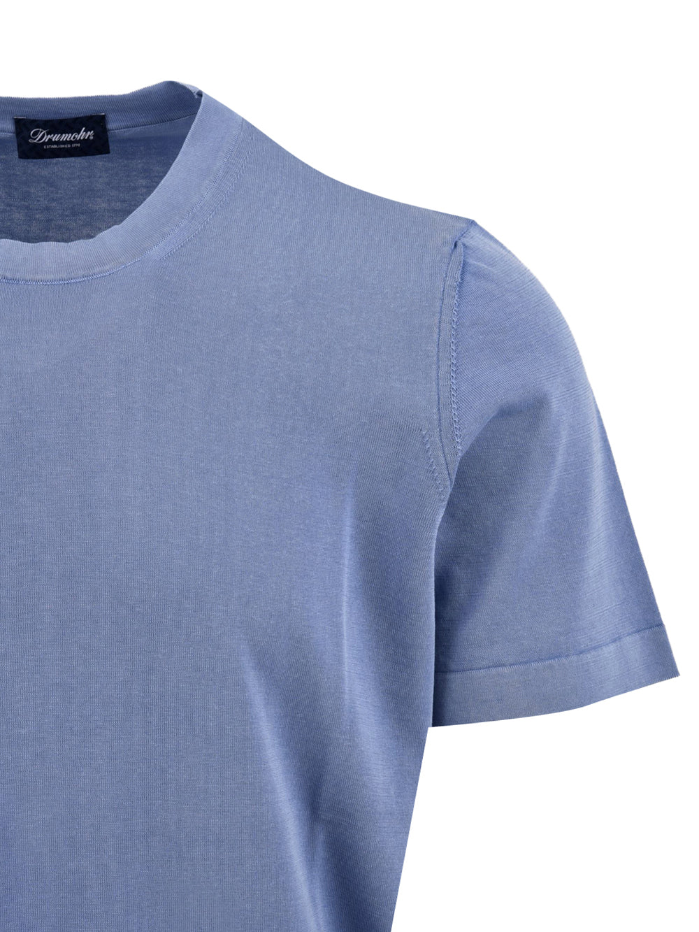 Drumohr T Shirts And Polos Light Blue