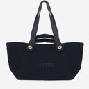 Patou Grande borsa trapezio del logo di cotone