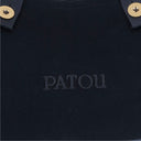 Patou Grande borsa trapezio del logo di cotone