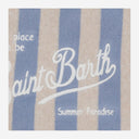 Mc2 Saint Barth Fabric Clutch Bag With Logo