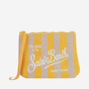 Mc2 Saint Barth Fabric Clutch Bag With Logo