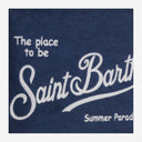Mc2 Saint Barth Fabric Clutch Bag With Logo
