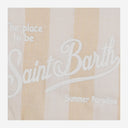 Mc2 Saint Barth Fabric Clutch Bag With Logo