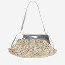 Themoire' Geo Bag With Woven Pattern