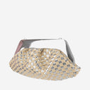 Themoire' Geo Bag With Woven Pattern