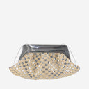 Themoire' Geo Bag With Woven Pattern