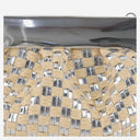 Themoire' Geo Bag With Woven Pattern