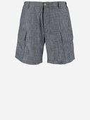 Cp Company Chambray Cargo Shorts