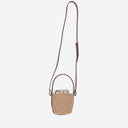 Chloè Small Horse Medal Bag Made Of Natural Fibers