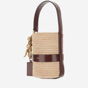 Chloè Kerala 25 Bag In Raffia And Leather