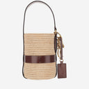 Chloè Kerala 25 Bag In Raffia And Leather