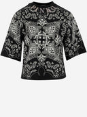 Pinko Niamey Cotton Bandana Print T -shirt