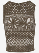 Top senza maniche in mttò alcinetto