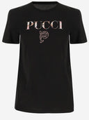 Emilio Pucci Baumwoll -T -Shirt mit Logo
