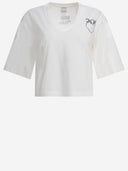 Pinko Cotton T -Shirt mit Logo