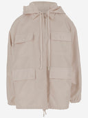 Giacca con cappuccio in nylon carven