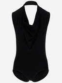 Sport Max Viscose Blend Draped Runaway Bodysuit