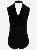 Sport Max Viscose Blend Draped Runaway Bodysuit