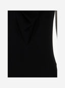 Sport Max Viscose Blend Draped Runaway Bodysuit