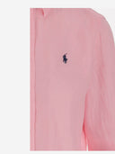 Polo Ralph Lauren Leinen -Logo -Hemd