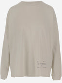 Felpa di cotone Maison Margiela con stampa