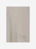 Felpa di cotone Maison Margiela con stampa