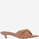 Sandalias con tacón satinado de Carven