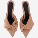 Sandalias con tacón satinado de Carven