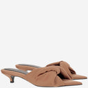 Sandalias con tacón satinado de Carven