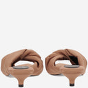 Sandalias con tacón satinado de Carven