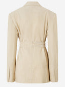 Pinko Single Breasted Jacket With Double Belt
