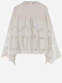 Lug Von Siga Linen Top With Embroidery