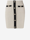 Zelfportret pailletten gebreide rok