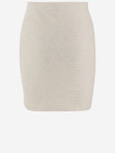 Zelfportret pailletten gebreide rok