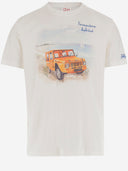Mc2 Saint Barth Cotton T Shirt With Print