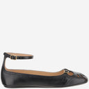 Flats de ballerine en cuir mélangée chloè