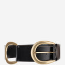 Ceinture chloè anita en cuir et laiton