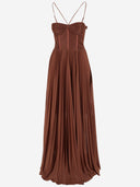 Pinko Long Dress With Plisse'