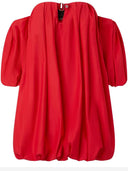 Vestido de globo de algodón Pinko