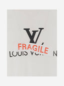 Black Score Cotton T Shirt With Print