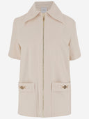 Patou Cotton Denim Mini Dress