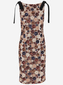 Nr. 21 Kleid mit Blumenpaillettenmuster