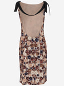 Nr. 21 Kleid mit Blumenpaillettenmuster