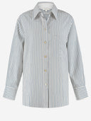 Vince Viscosa Camisa a rayas