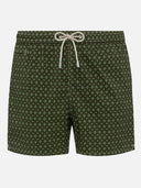 Mc2 Saint Barth Comfort Light Swimsuit With Tie Print