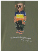 Sudadera de mezcla de algodón de polo ralph lauren con estampado de oso de polo